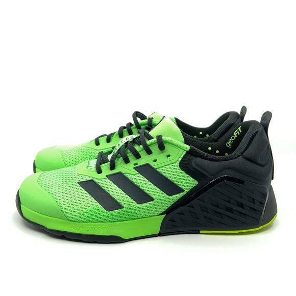 adidas Dropset 3 Training Shoes Lime Burst Carbon Lucid Lemon size 12 main image 7